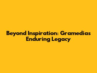 Beyond Inspiration: Gramedia's Enduring Legacy