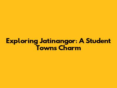 Exploring Jatinangor: A Student Town's Charm