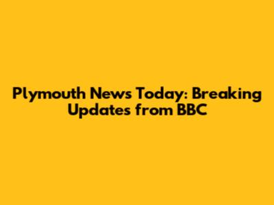 Plymouth News Today: Breaking Updates from BBC