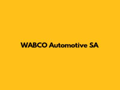 WABCO Automotive SA