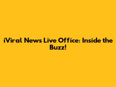 iViral News Live Office: Inside the Buzz!